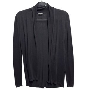 Express Cotton Rayon Knit Sweater Shawl Drape Longline Cardigan Jacket